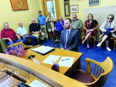 Wood Commission discusses Lubeck PSD proposed rate increase with officials and customers